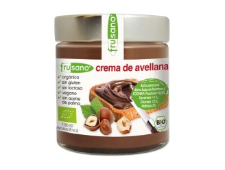 Crema de cacao con avellanas orgánica baja lactosa