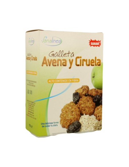 Galletas Avena y Ciruela 150 g Sanavi