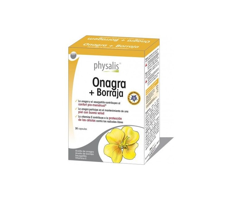 Onagra y Borraja 30 cápsulas Physalis
