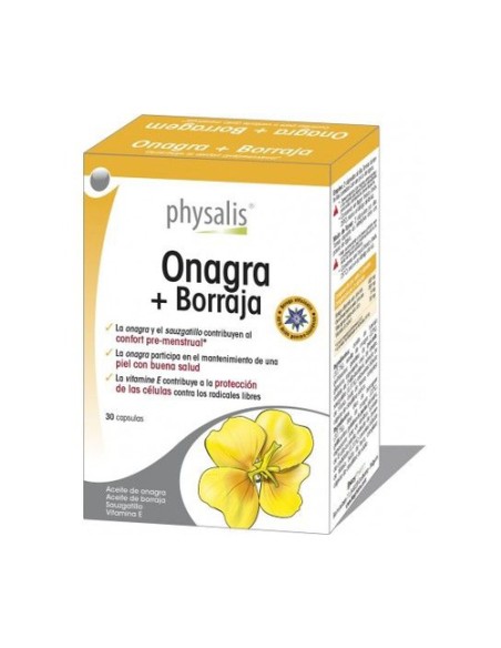 Onagra y Borraja 30 cápsulas Physalis