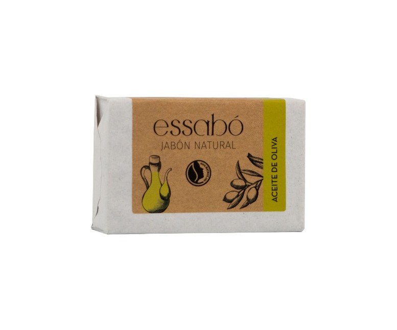 Jabón artesano aceite oliva 1 unidad de 100g Essabo