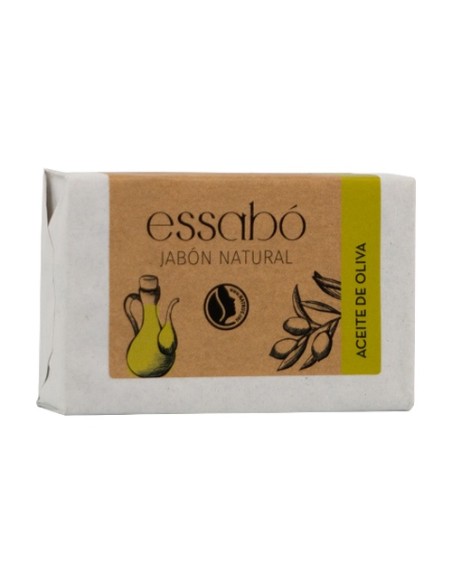 Jabón artesano aceite oliva 1 unidad de 100g Essabo