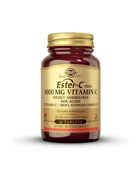 Ester C plus Vitamina C 30 comprimidos de 1000mg Solgar