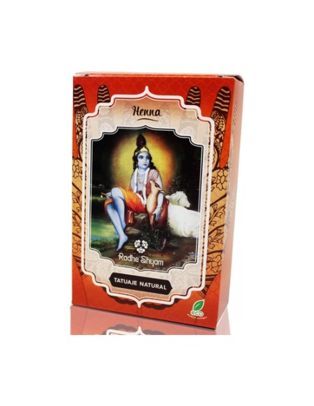 Henna Tatuaje Natural Polvo 50 g Radhe Shyam
