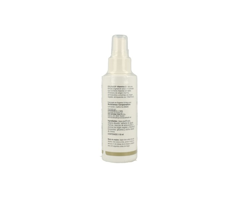 Cell Food Vitamina C+ (Colageno) Spray 118 ml Cellfood