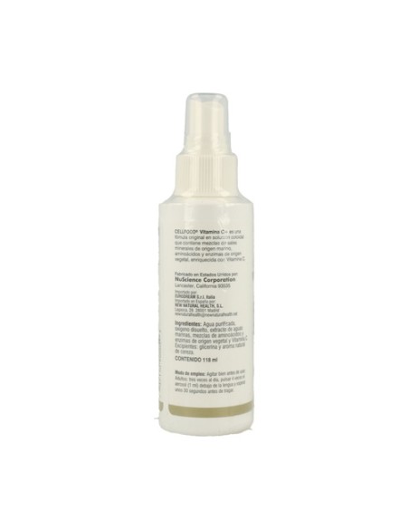 Cell Food Vitamina C+ (Colageno) Spray 118 ml Cellfood