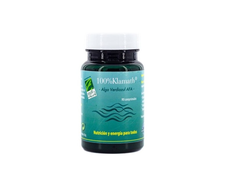 100%Klamath alga verdiazul AFA 90 comprimidos de 400mg 100% Natural