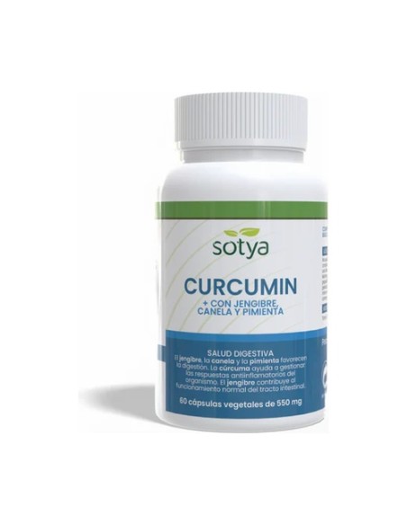 Cúrcuma + Pimienta 60 cápsulas de 550mg Sotya