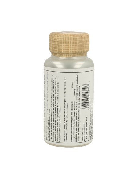 Fermented Royal Agaricus 60 cápsulas vegetales de 500mg Solaray
