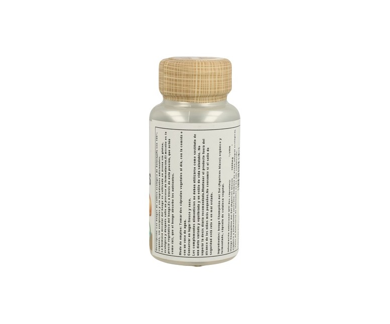 Fermented Royal Agaricus 60 cápsulas vegetales de 500mg Solaray
