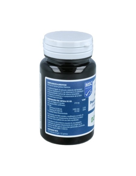 Aceite de Hígado de Pescado Forte MSC 120 cápsulas Bonusan