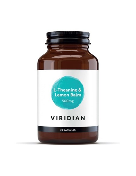L-teanina 200 mg y melisa 30 cápsulas Viridian