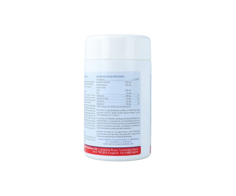 Omega 3 for kids 100 cápsulas (Grosella) Lamberts