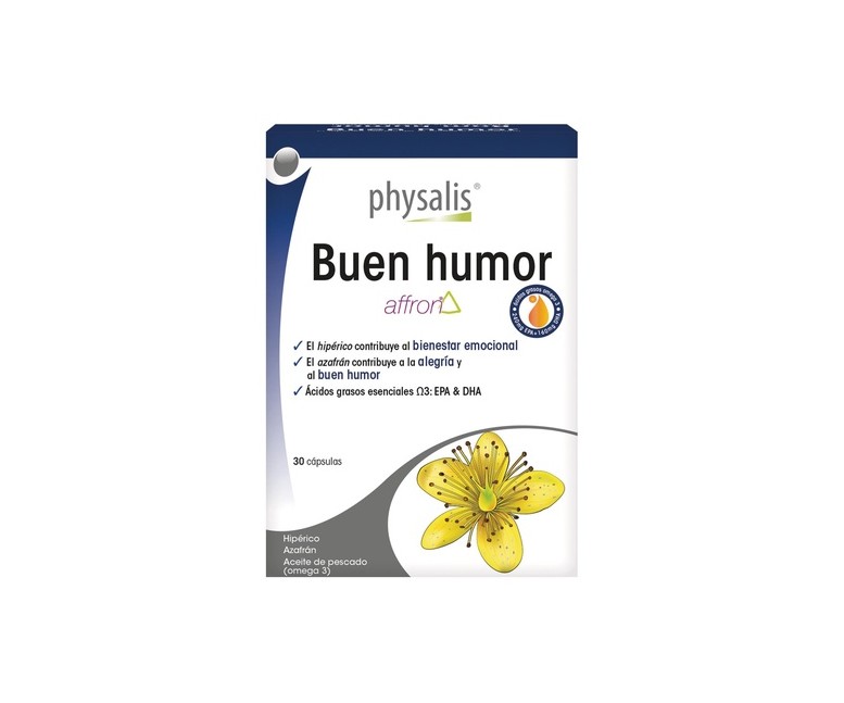 Buen Humor hipérico y de azafrán 30 cápsulas Physalis