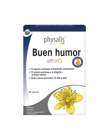 Buen Humor hipérico y de azafrán 30 cápsulas Physalis