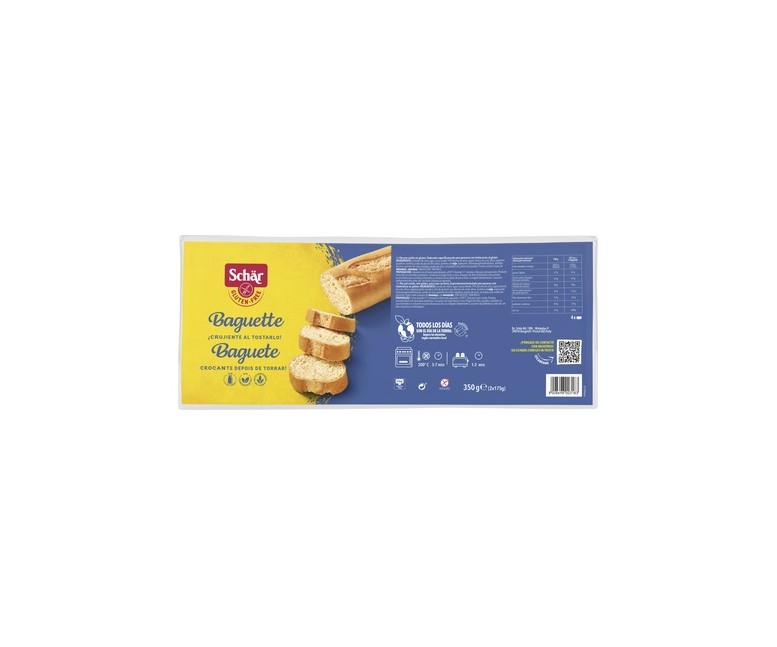 Baguette sin gluten 350 g Schär