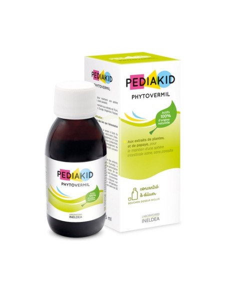 Phytovermil parásitos intestinales 125 ml (Frutos rojos) Ineldea