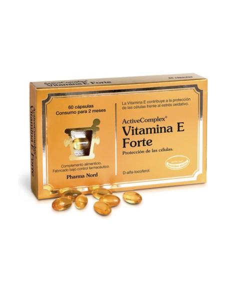 Activecomplex Vitamina E Forte 60 cápsulas Pharma Nord