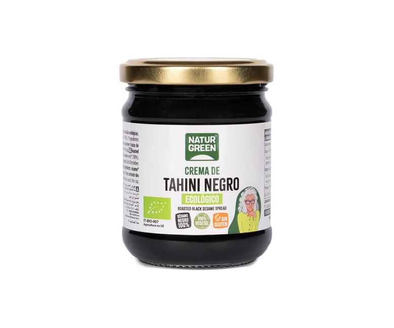 Tahín negro Bio 180 g de crema NaturGreen