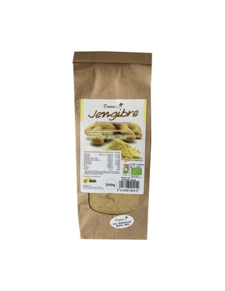 Jengibre polvo Bio 200 g de polvo Dream Foods