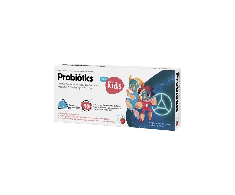 Probiótics Kids 7 viales de 10ml Herbora