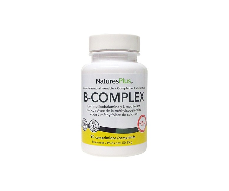 Vitamina B Complex 90 comprimidos Natures Plus