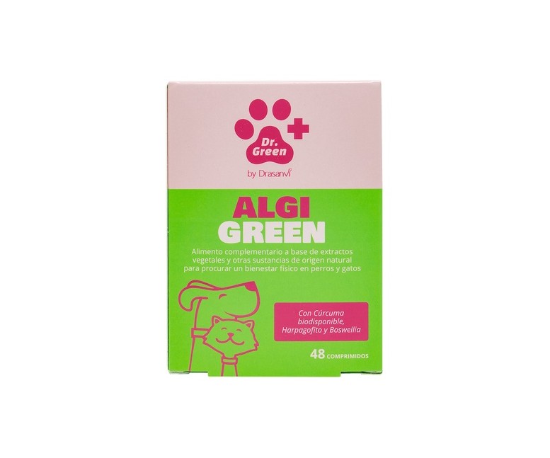 Algigreen bienestar físico perros y gatos 48 comprimidos DR GREEN