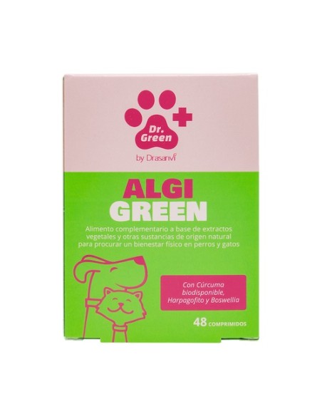 Algigreen bienestar físico perros y gatos 48 comprimidos DR GREEN