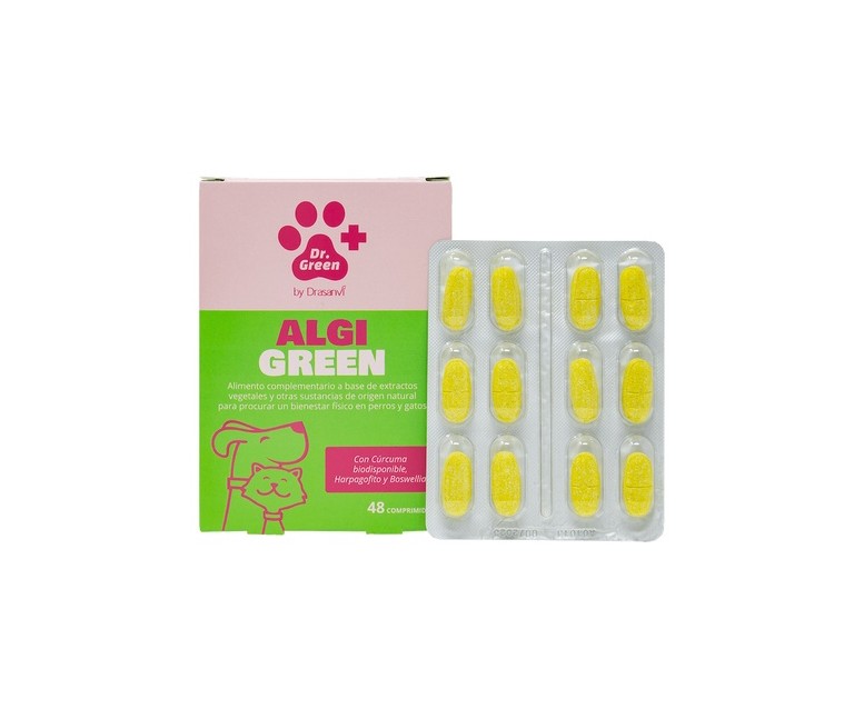 Algigreen bienestar físico perros y gatos 48 comprimidos DR GREEN