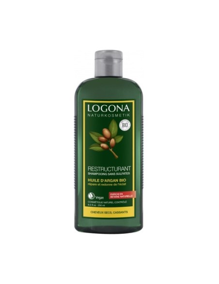 Champú reestructurante con argán 250 ml Logona