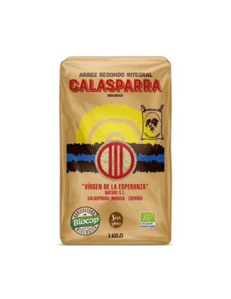 Arroz redondo integral 1 kg Calasparra