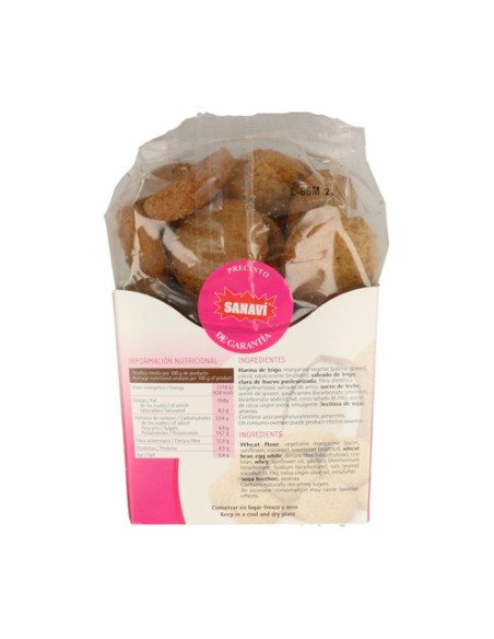 Galletas De Coco Sin Azúcar Añadido - Sanalínea 200 g Sanavi