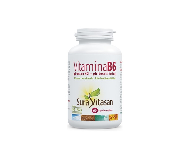 Vitamina B6 60 cápsulas Sura Vitasan