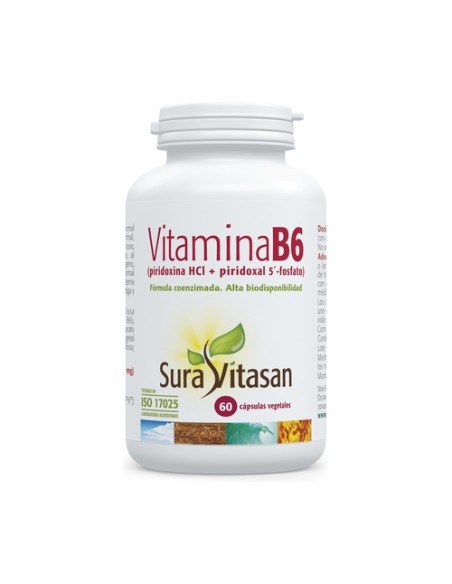Vitamina B6 60 cápsulas Sura Vitasan
