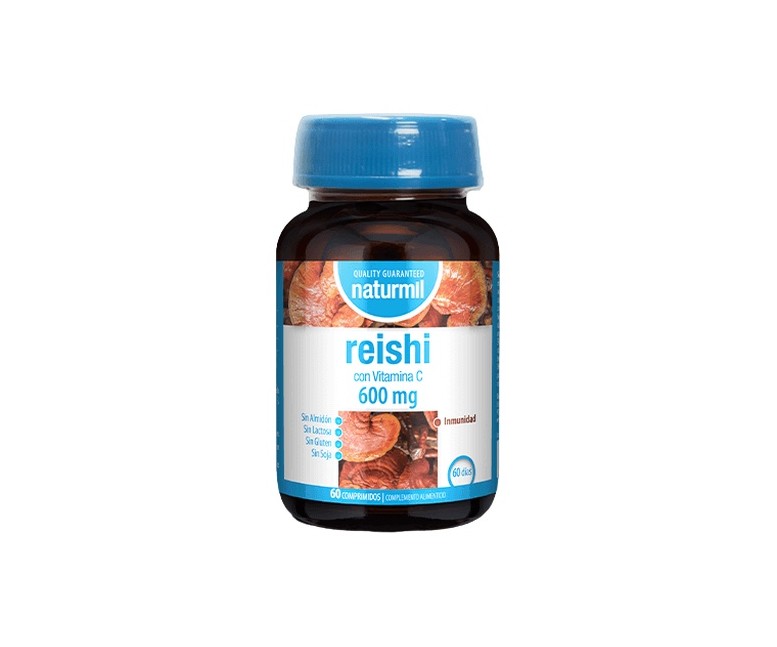 Reishi 600mg con vitamina C 60 comprimidos Dietmed