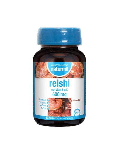Reishi 600mg con vitamina C 60 comprimidos Dietmed