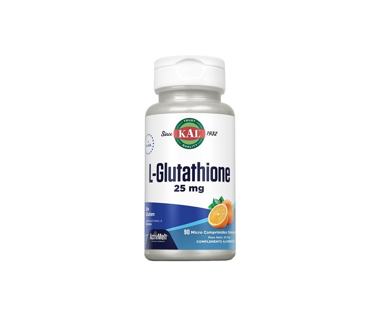 L-Glutation 90 tabletas de 25mg Kal