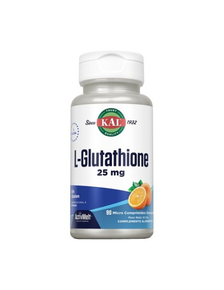 L-Glutation 90 tabletas de 25mg Kal