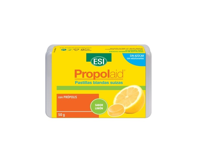 Jengibre pastillas blandas con limón 50 g ESI - TREPAT DIET