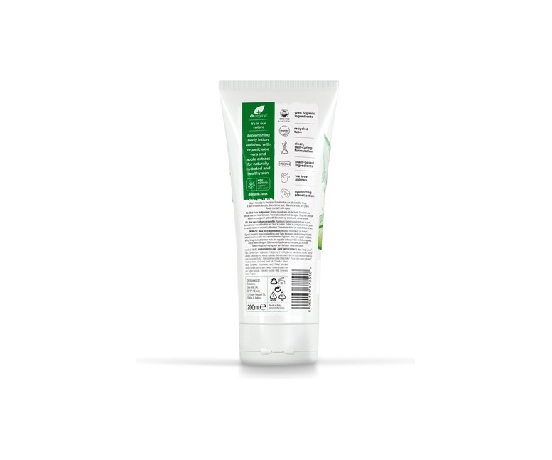 Loción piel de Aloe Vera Orgánico 200 ml Dr. Organic