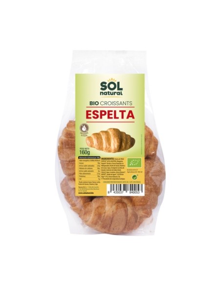 Croissants de espelta Bio 160 g Sol Natural