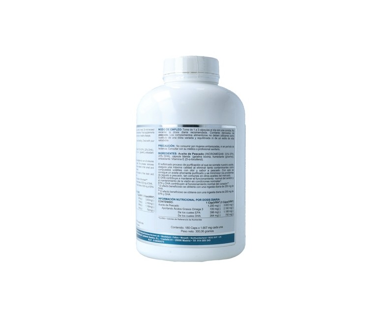 Fish Oil Ab 1200Mg 180 cápsulas Airbiotic