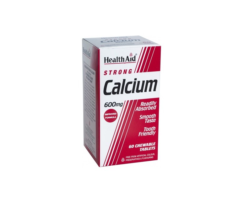 Calcio 60 comprimidos de 600mg Health Aid