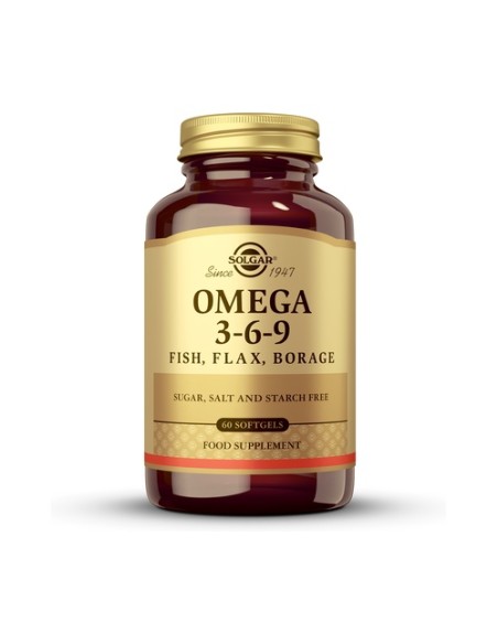 Omega 3 6 9 60 cápsulas Solgar