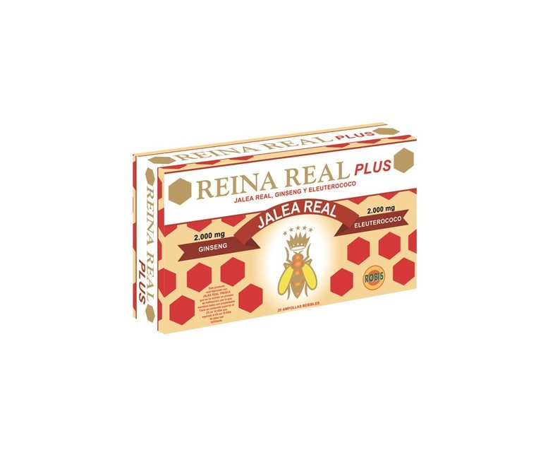 Jalea Reina Real Plus 20 ampollas Robis