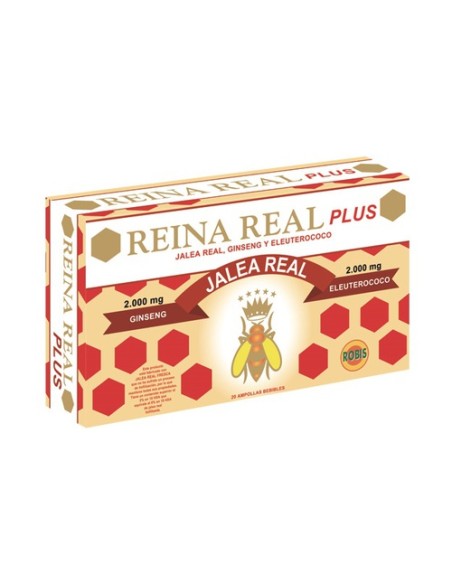 Jalea Reina Real Plus 20 ampollas Robis