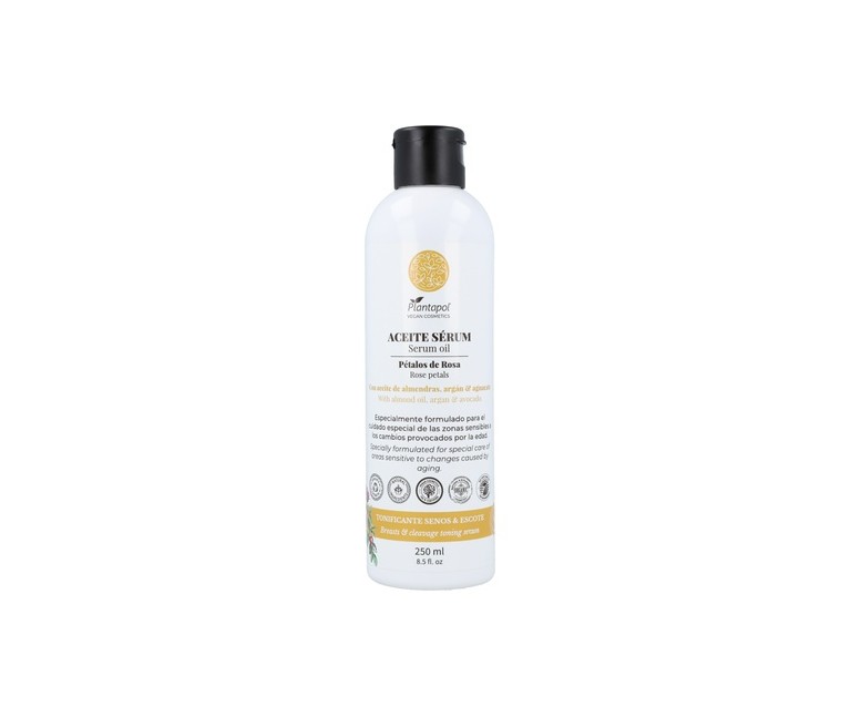 Aceite sérum pétalos de rosa senos y escote 250 ml Plantapol