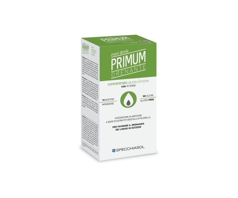 Primum drenante té verde-limón 15 unidades Specchiasol