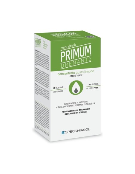 Primum drenante té verde-limón 15 unidades Specchiasol