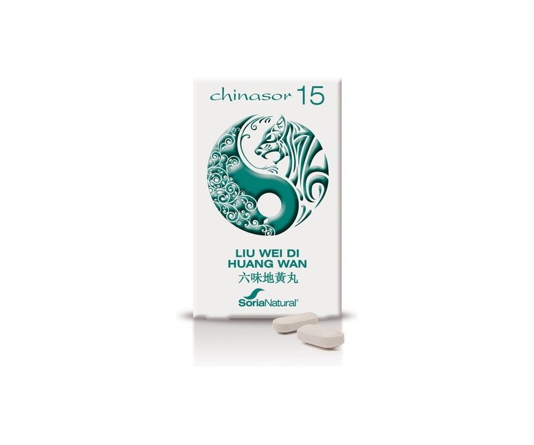 Chinasor 15 Liu Wei Di Huang Wan 30 comprimidos Soria Natural